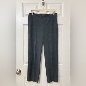 Talbots Women’s Heritage Gray High Rise Straight Leg Trouser Pants 8 Preppy